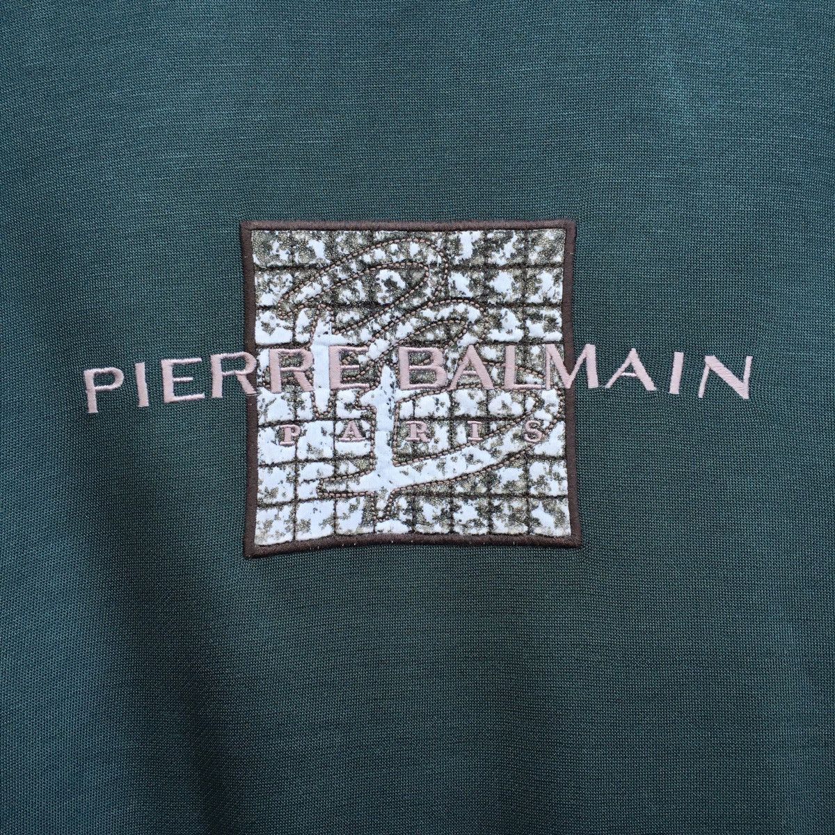 Pierre Balmain × Vintage Vintage Pierre Balmain Sweatshirt Embroidery Big Logo Size US L / EU 52-54 / 3 - 4 Thumbnail