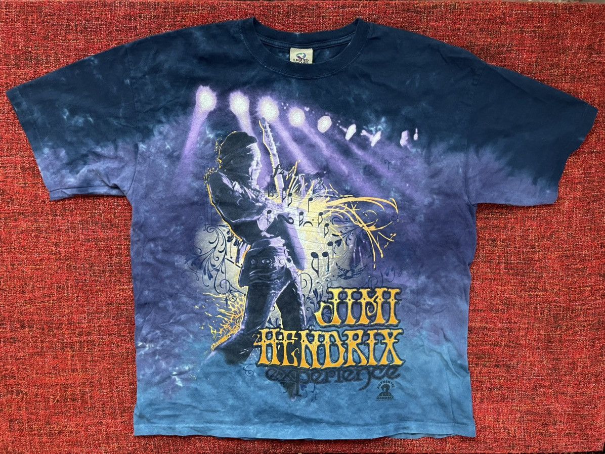 Jimi Hendrix × Liquid Blue × Vintage Liquid blue Jimi Hendrix 2008 vintage tie dye t-shirt Size US XL / EU 56 / 4 - 1 Thumbnail