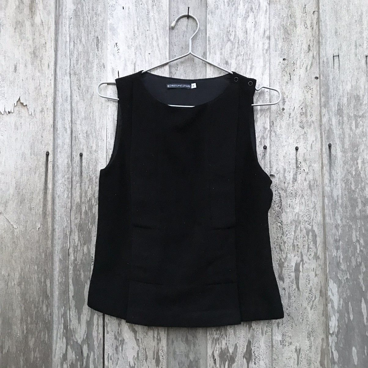 Lemaire LEMAIRE Women Tops TO1352 LJ1018 BK999 BLACK | Grailed