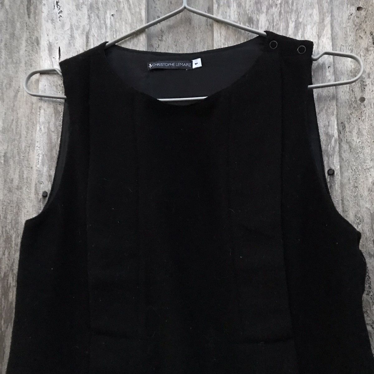 Christophe Lemaire × Lemaire Christophe Lemaire Laine Wool Sleeveless Top Size S / US 4 / IT 40 - 2 Thumbnail