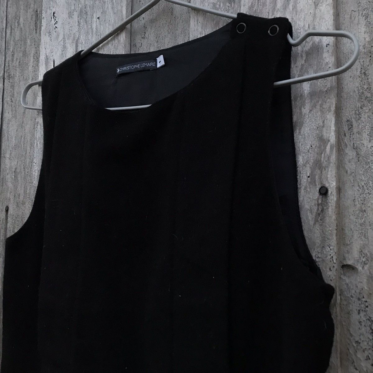 Christophe Lemaire × Lemaire Christophe Lemaire Laine Wool Sleeveless Top Size S / US 4 / IT 40 - 3 Thumbnail