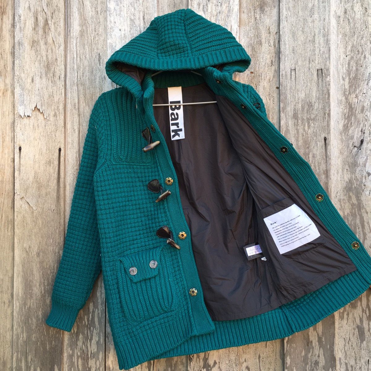 Bark Bark Long Knit Coat Size US XS / EU 42 / 0 - 7 Thumbnail