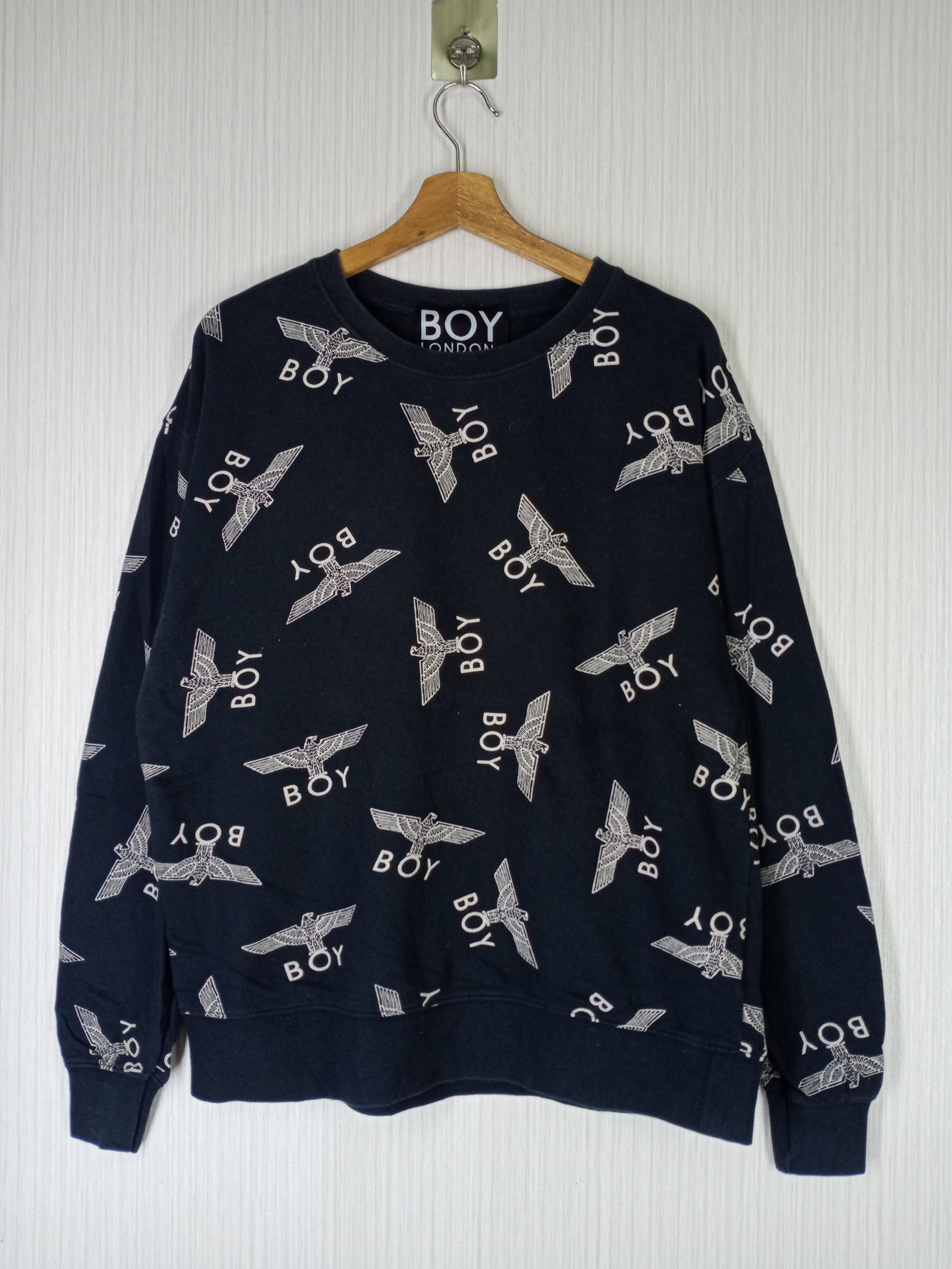 Boy London × Vintage Rare Vintage Boy London Fullprint Sweatshirt Size US M / EU 48-50 / 2 - 1 Thumbnail