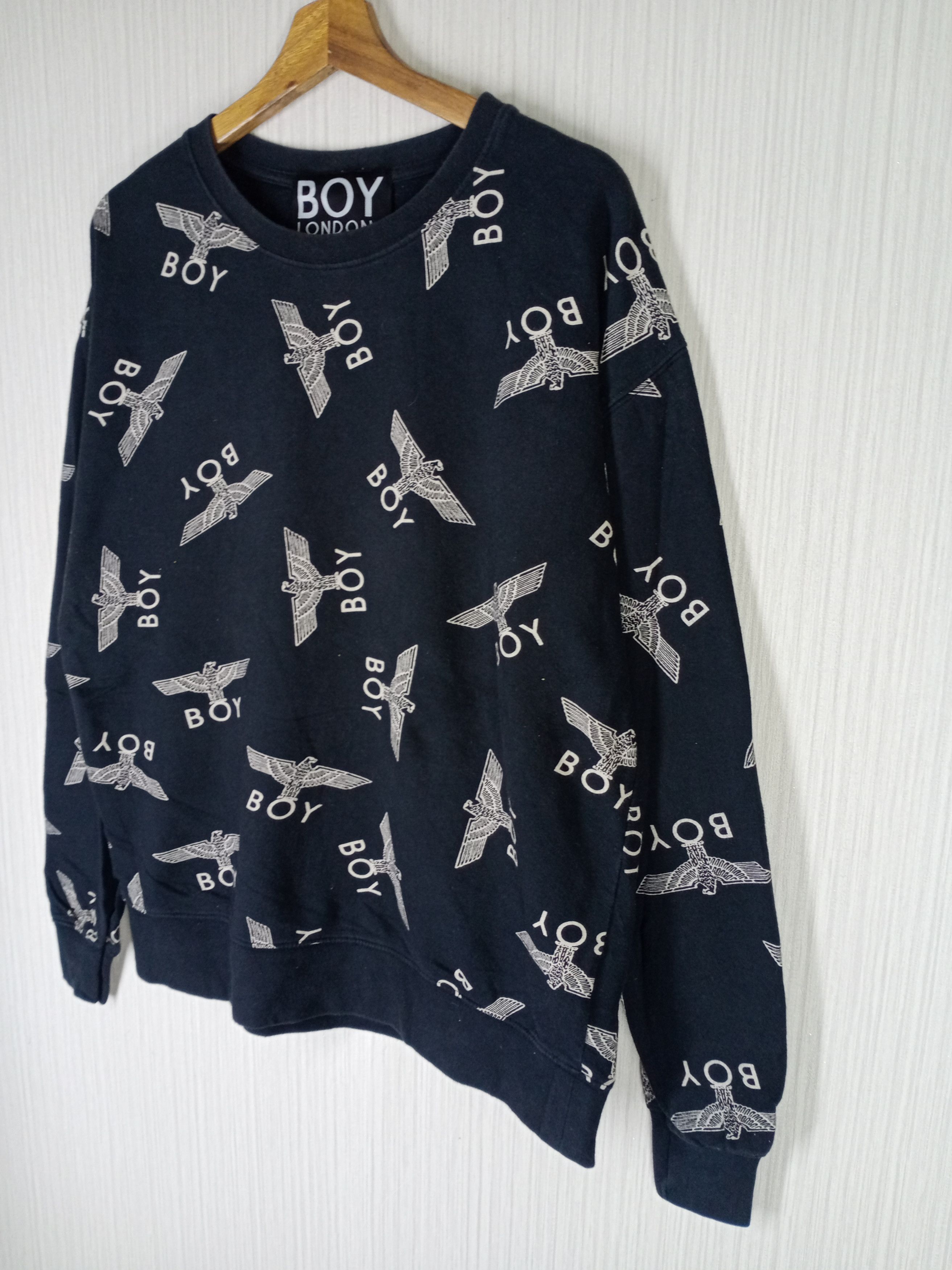Boy London × Vintage Rare Vintage Boy London Fullprint Sweatshirt Size US M / EU 48-50 / 2 - 6 Thumbnail