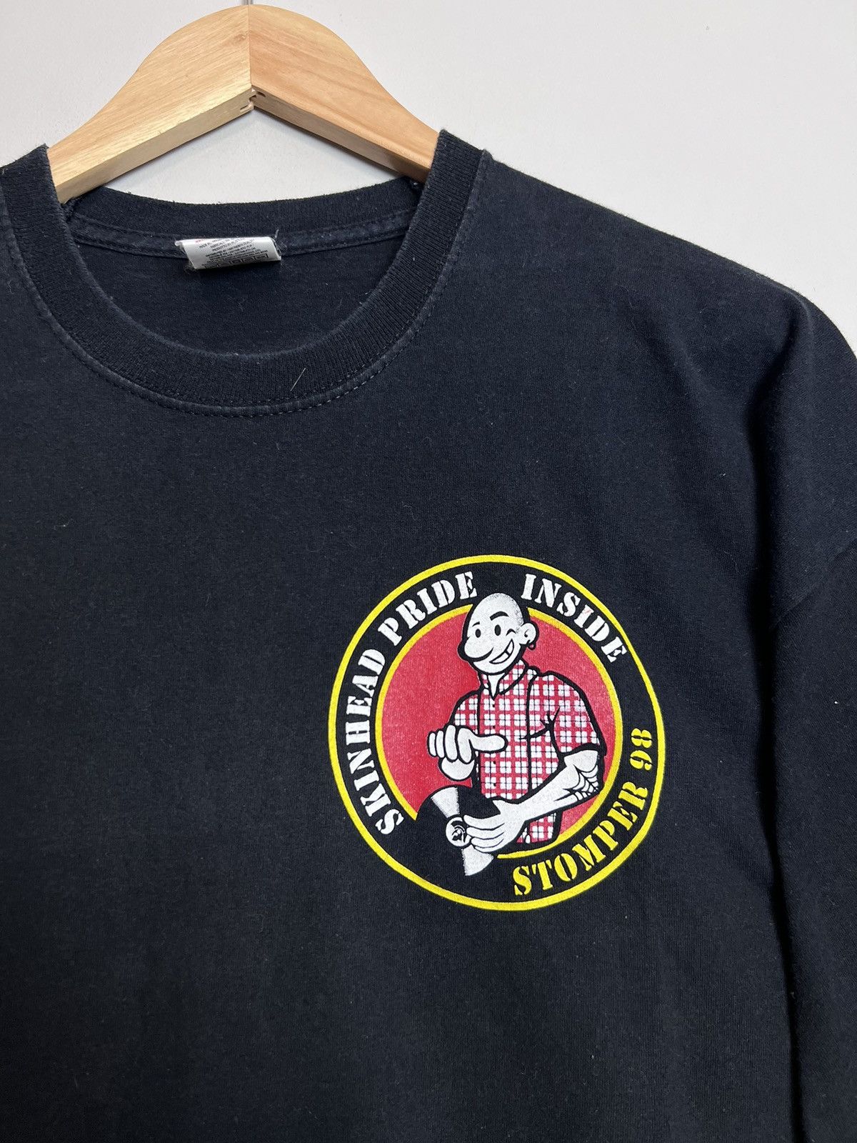 Band Tees Vintage 00s Oi Stomper 98 Skinhead Punk Rock Band T Shirt Size US XL / EU 56 / 4 - 2 Thumbnail