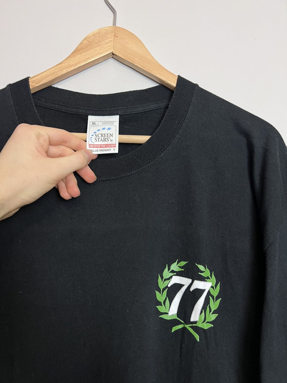 Band Tees Vintage 90s Oi Jesus Nazaret Skinhead Punk Rock Band T Shirt Size US XL / EU 56 / 4 - 3 Thumbnail