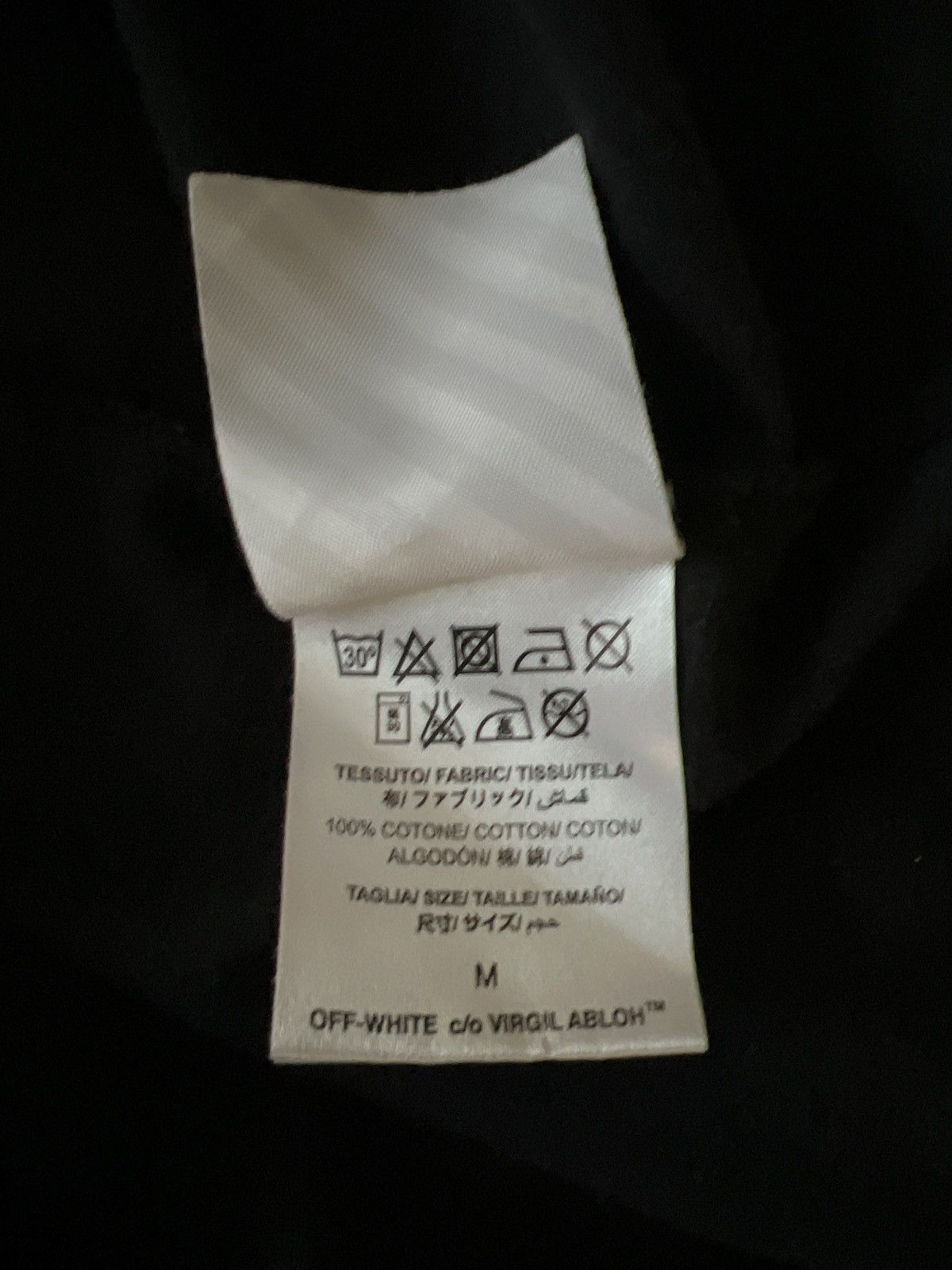 Off-White Off-White Silver Off T-Shirt in Black Size US M / EU 48-50 / 2 - 7 Thumbnail