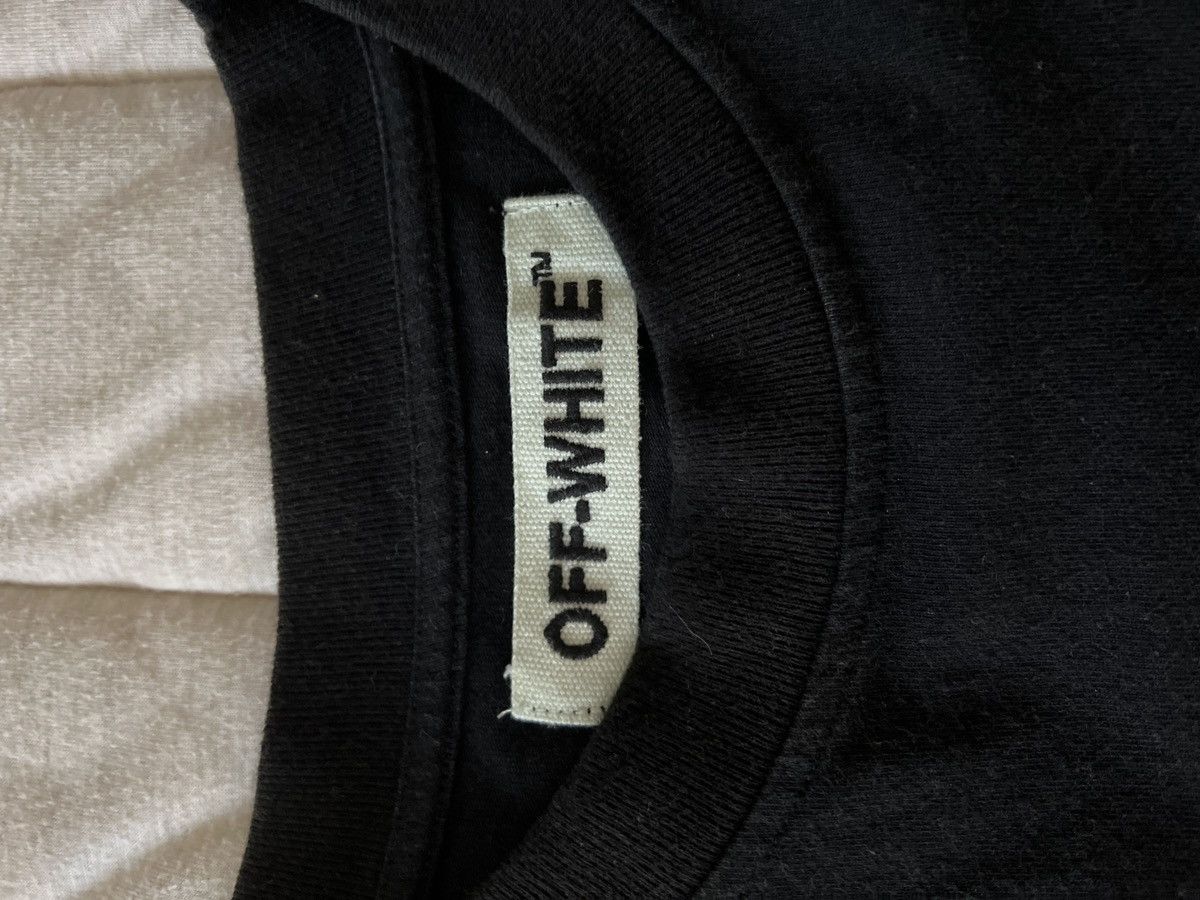 Off-White Off-White Silver Off T-Shirt in Black Size US M / EU 48-50 / 2 - 3 Thumbnail