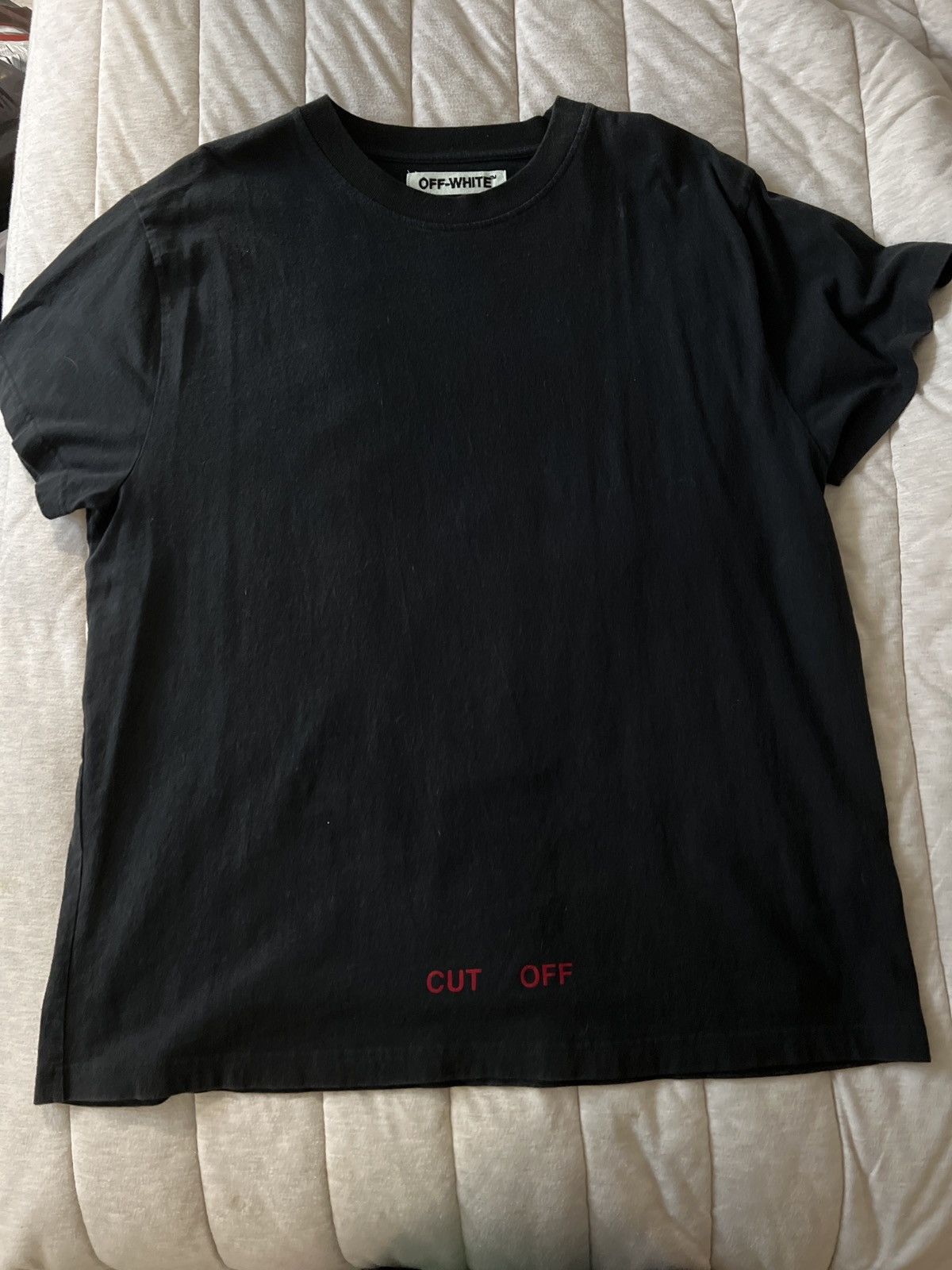 Off-White Off-White Silver Off T-Shirt in Black Size US M / EU 48-50 / 2 - 2 Thumbnail