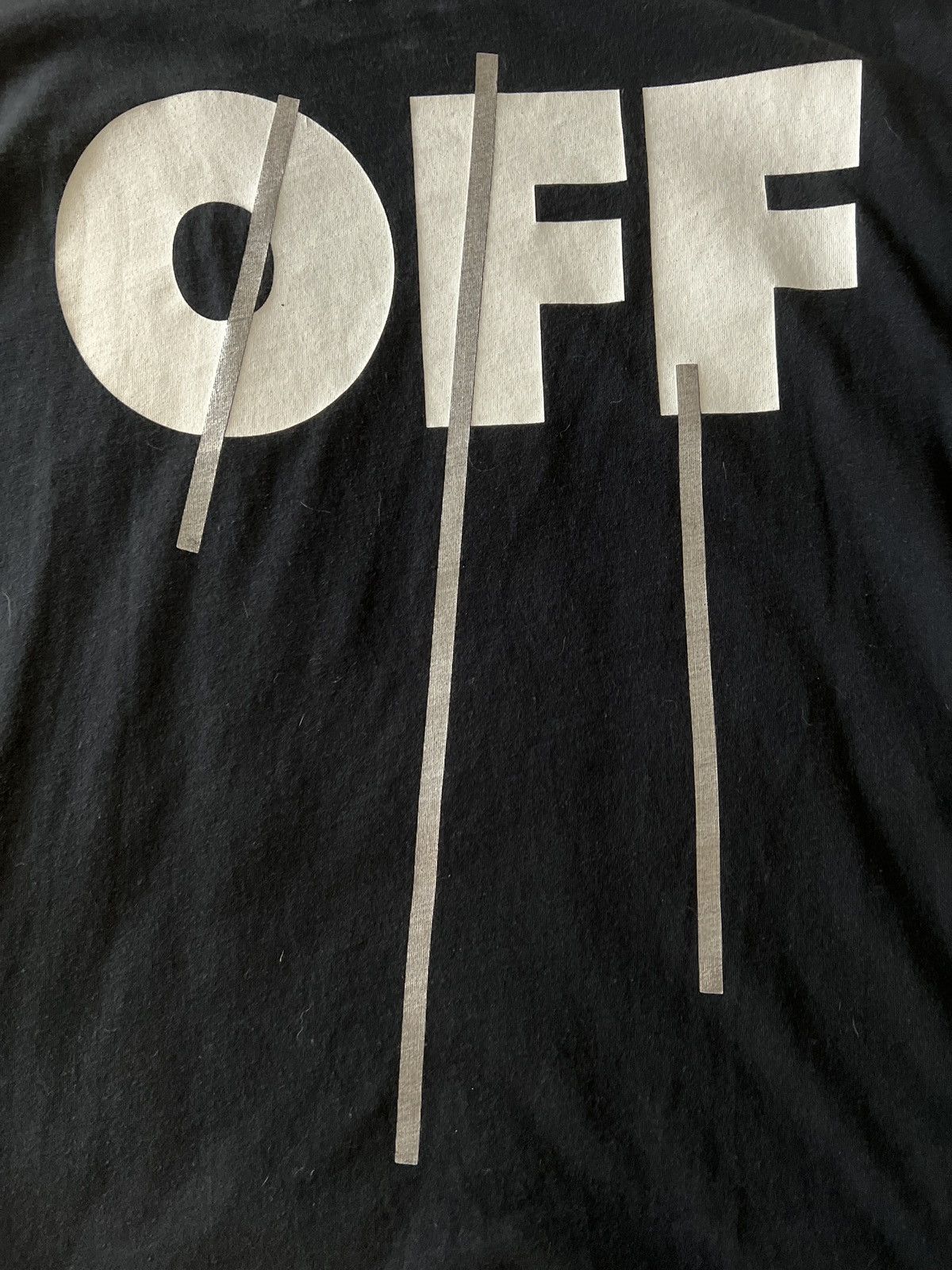 Off-White Off-White Silver Off T-Shirt in Black Size US M / EU 48-50 / 2 - 6 Thumbnail