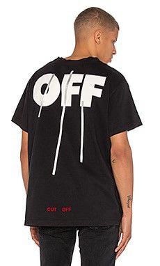 Off-White Silver Off T-Shirt in Black