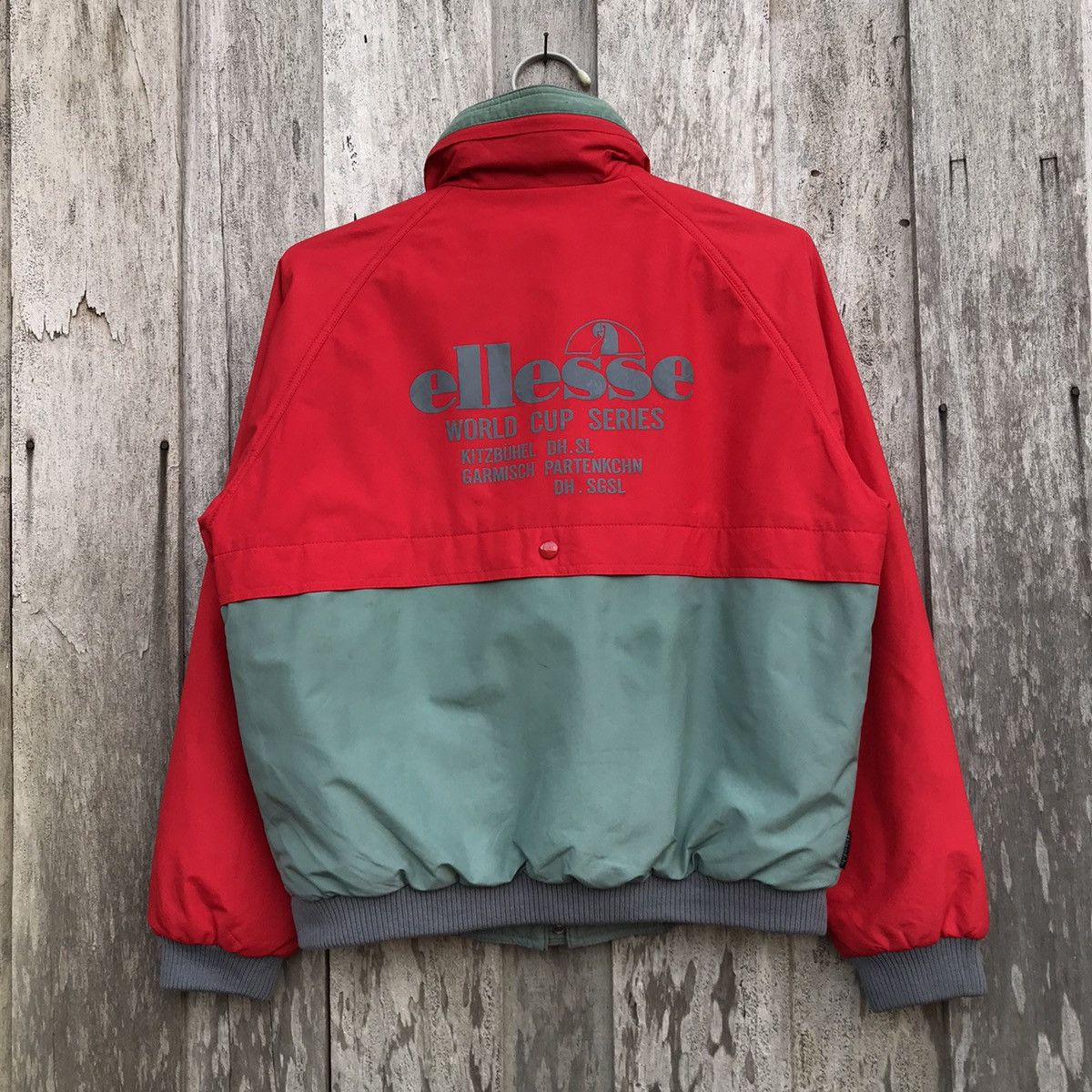 Ellesse × Vintage Vintage Ellese Zip Up Jacket Spell Out Big Logo Size L / US 10 / IT 46 - 14 Thumbnail