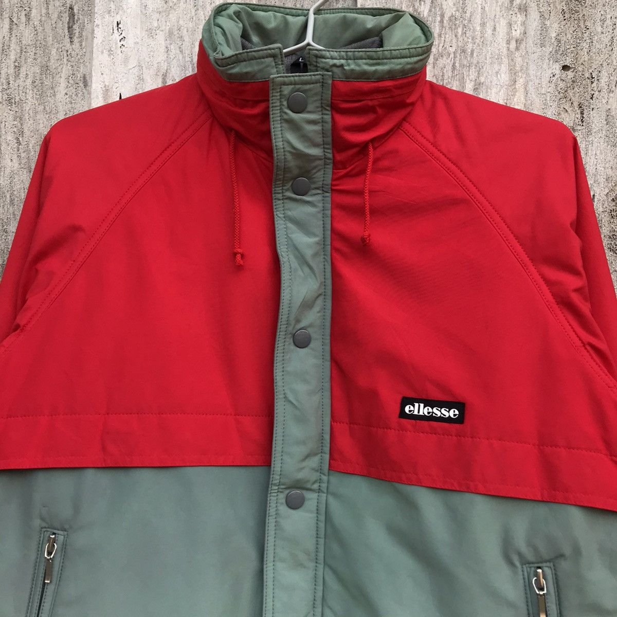 Ellesse × Vintage Vintage Ellese Zip Up Jacket Spell Out Big Logo Size L / US 10 / IT 46 - 2 Thumbnail