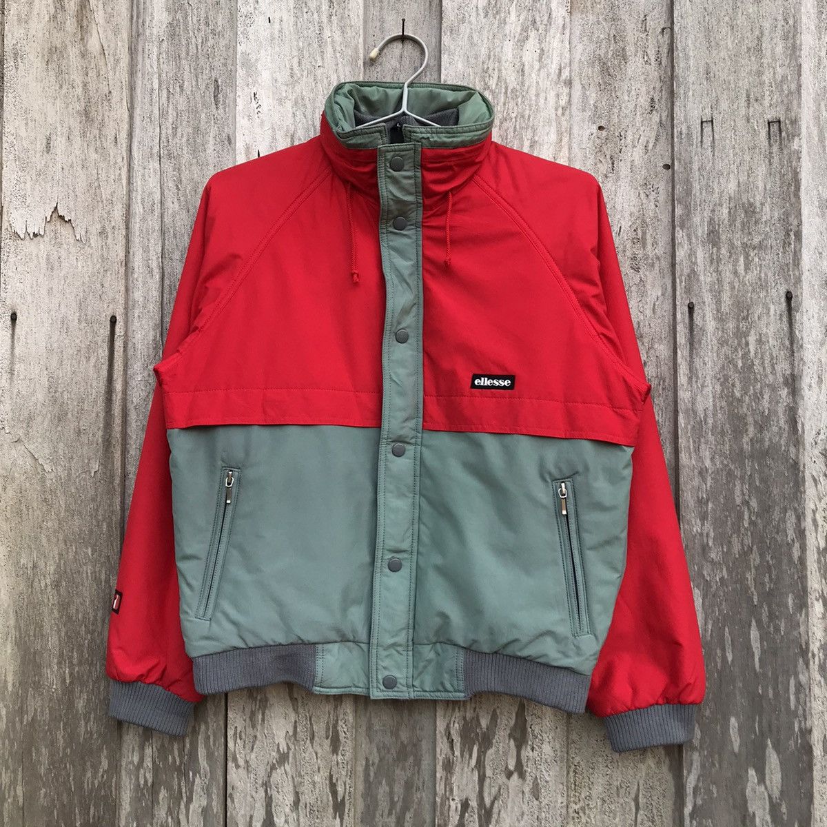 Ellesse × Vintage Vintage Ellese Zip Up Jacket Spell Out Big Logo Size L / US 10 / IT 46 - 1 Thumbnail