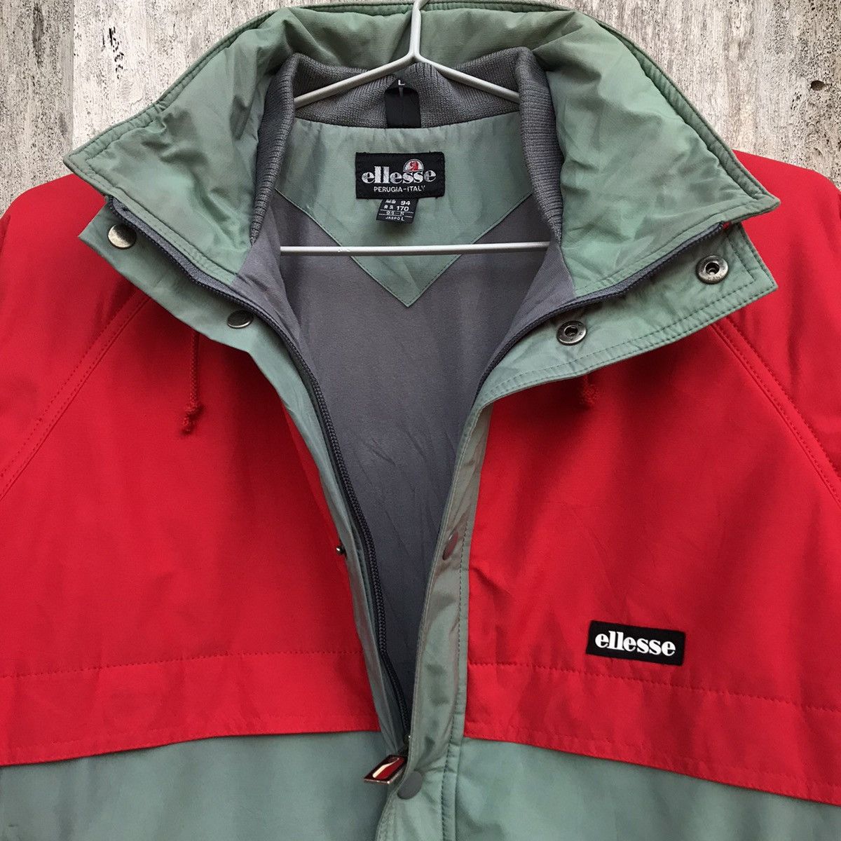 Ellesse × Vintage Vintage Ellese Zip Up Jacket Spell Out Big Logo Size L / US 10 / IT 46 - 6 Thumbnail