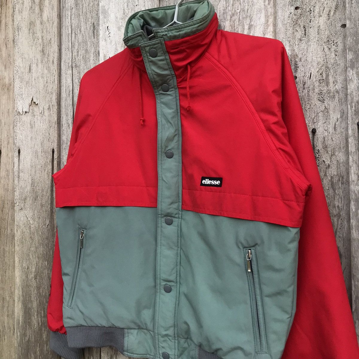 Ellesse × Vintage Vintage Ellese Zip Up Jacket Spell Out Big Logo Size L / US 10 / IT 46 - 3 Thumbnail