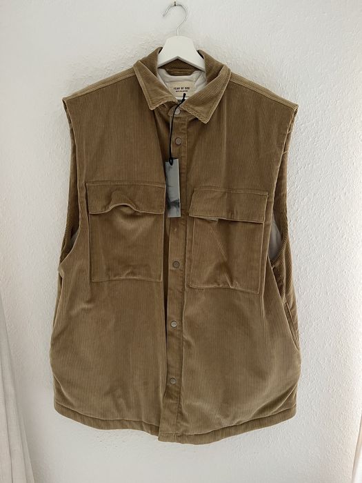 Fear of God Fear of God Sixth Collection Corduroy Vest Shirt
