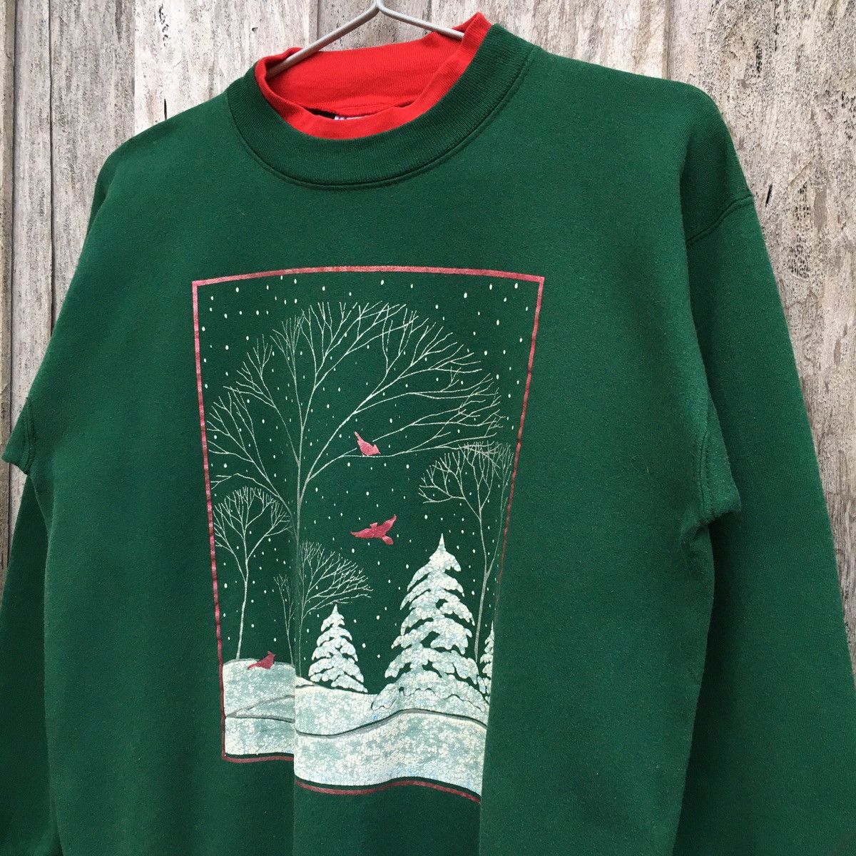 Hanes × Other × Vintage Vintage Animated Winter Crewneck Sweatshirt Size US M / EU 48-50 / 2 - 3 Thumbnail
