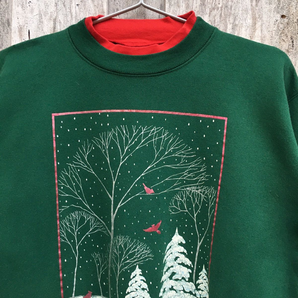 Hanes × Other × Vintage Vintage Animated Winter Crewneck Sweatshirt Size US M / EU 48-50 / 2 - 2 Thumbnail