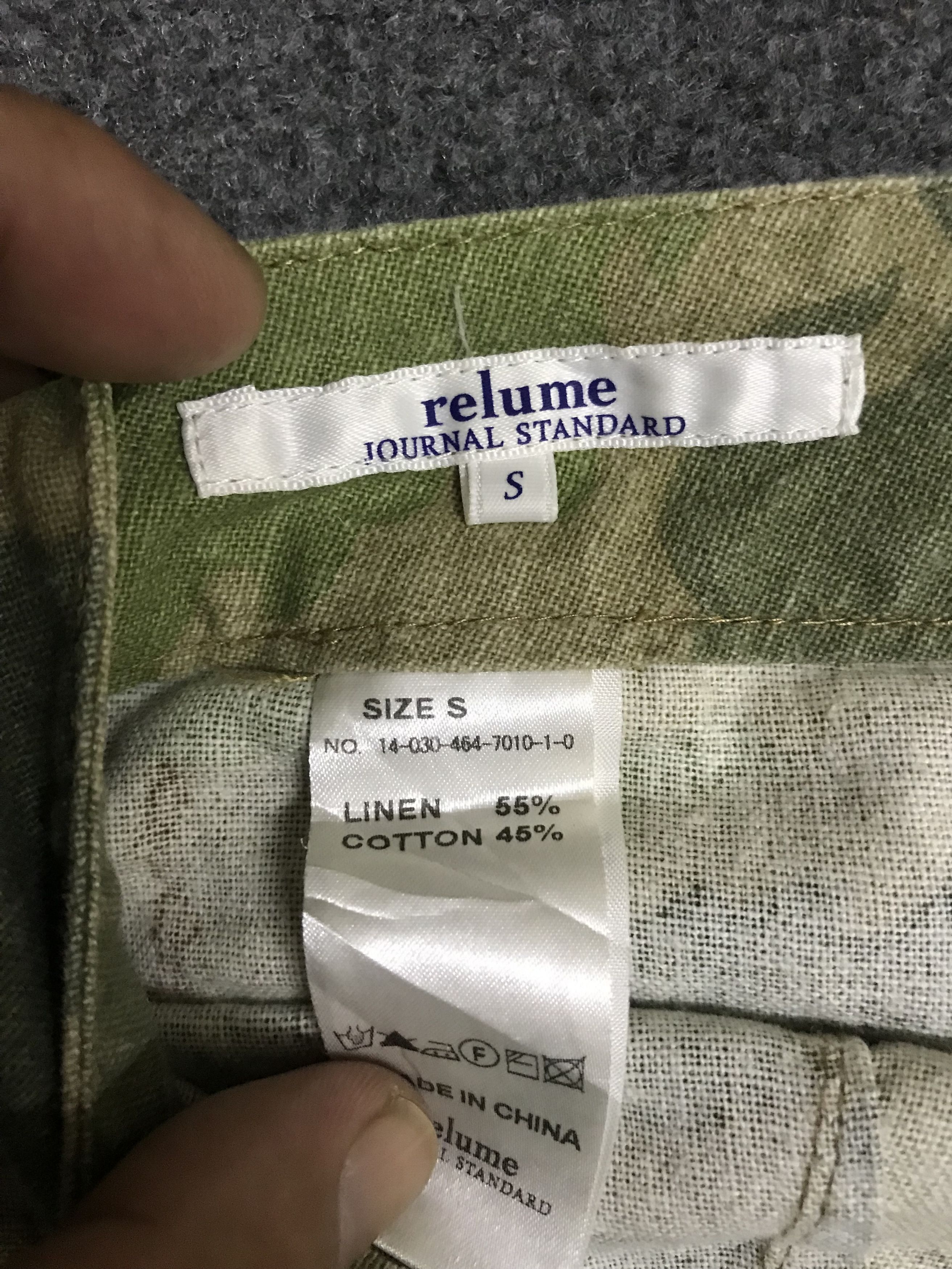 Japanese Brand × Journal Standard SP19 JOURNAL STANDARD Short Baker Leaves Linen Pant Size US 29 - 7 Thumbnail