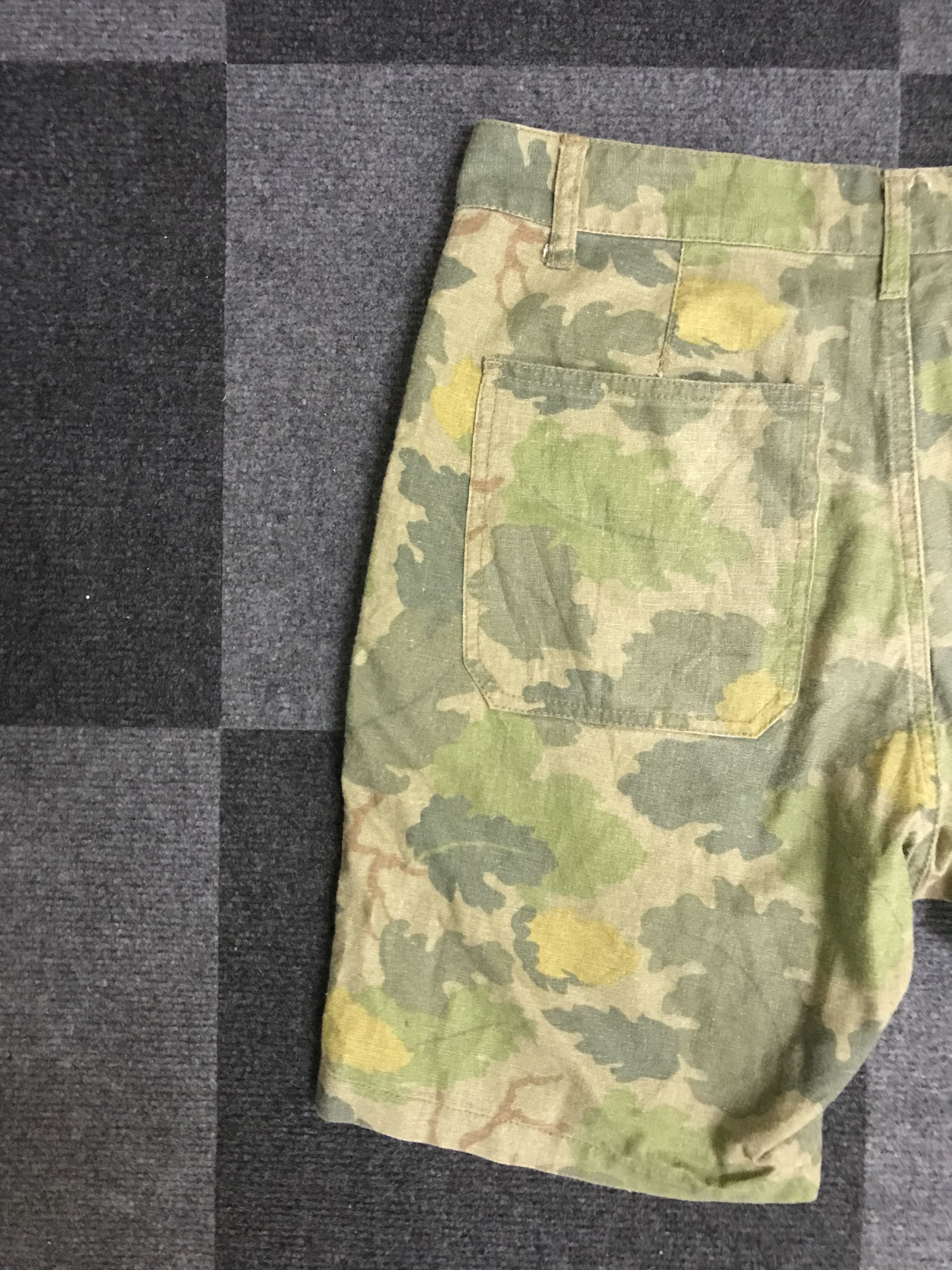 Japanese Brand × Journal Standard SP19 JOURNAL STANDARD Short Baker Leaves Linen Pant Size US 29 - 6 Thumbnail