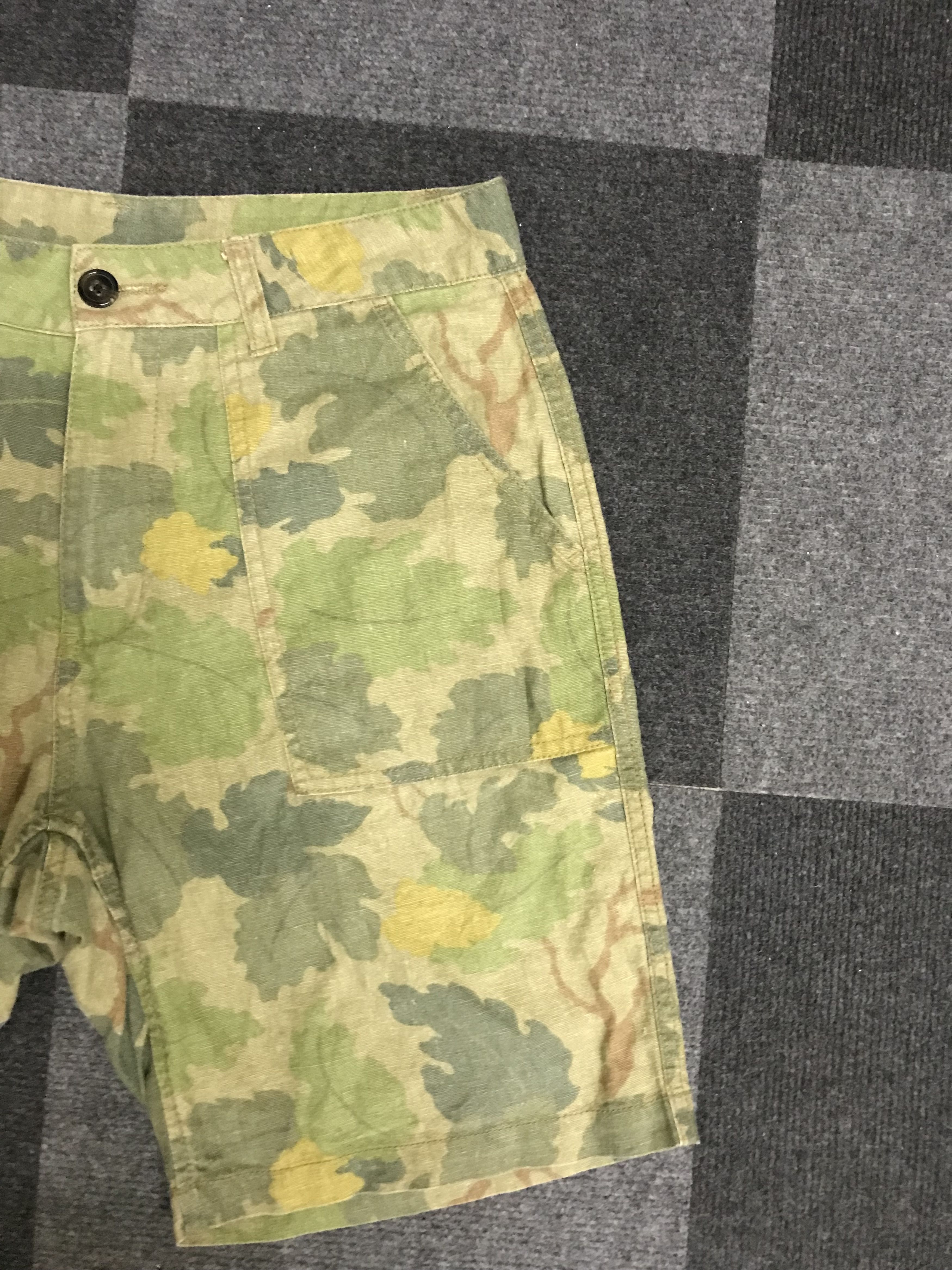 Japanese Brand × Journal Standard SP19 JOURNAL STANDARD Short Baker Leaves Linen Pant Size US 29 - 2 Thumbnail