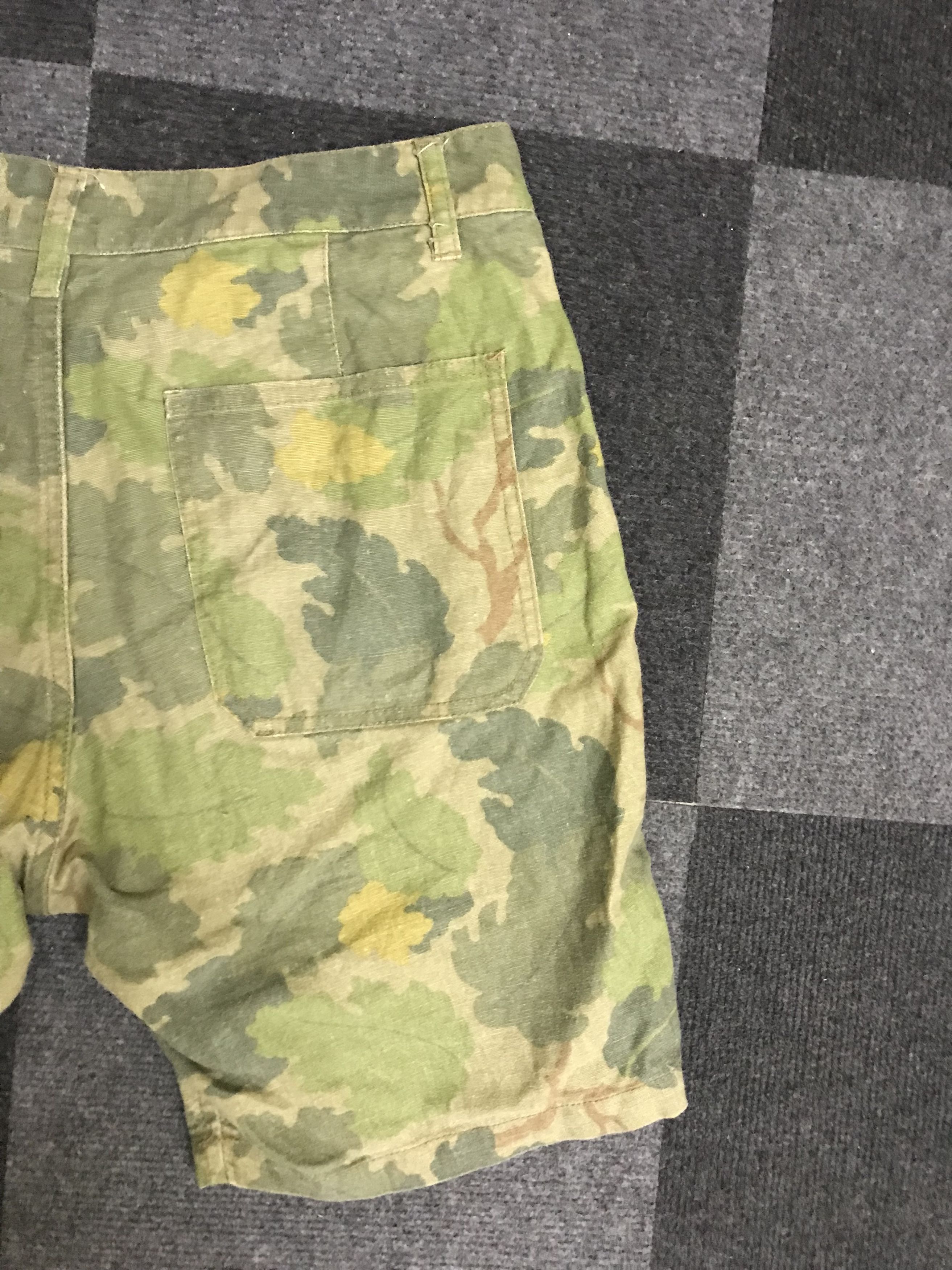 Japanese Brand × Journal Standard SP19 JOURNAL STANDARD Short Baker Leaves Linen Pant Size US 29 - 5 Thumbnail