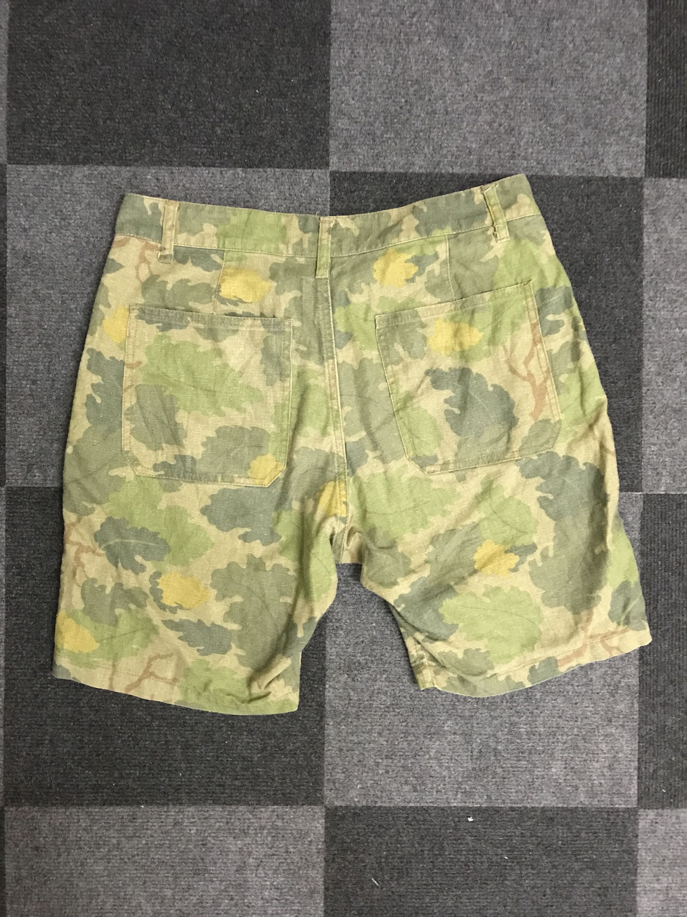 Japanese Brand × Journal Standard SP19 JOURNAL STANDARD Short Baker Leaves Linen Pant Size US 29 - 4 Thumbnail