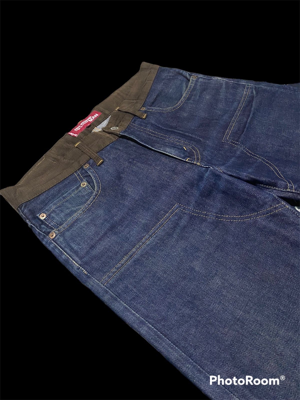 Comme des Garcons × Junya Watanabe × Levi's Vintage Clothing AD2011 eYe Junya Watanabe CDG x Levis 505 Cowhide Pocket Size US 32 / EU 48 - 2 Thumbnail