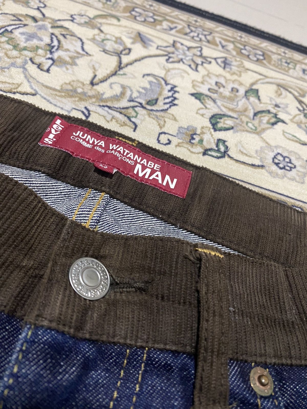 Comme des Garcons × Junya Watanabe × Levi's Vintage Clothing AD2011 eYe Junya Watanabe CDG x Levis 505 Cowhide Pocket Size US 32 / EU 48 - 8 Thumbnail