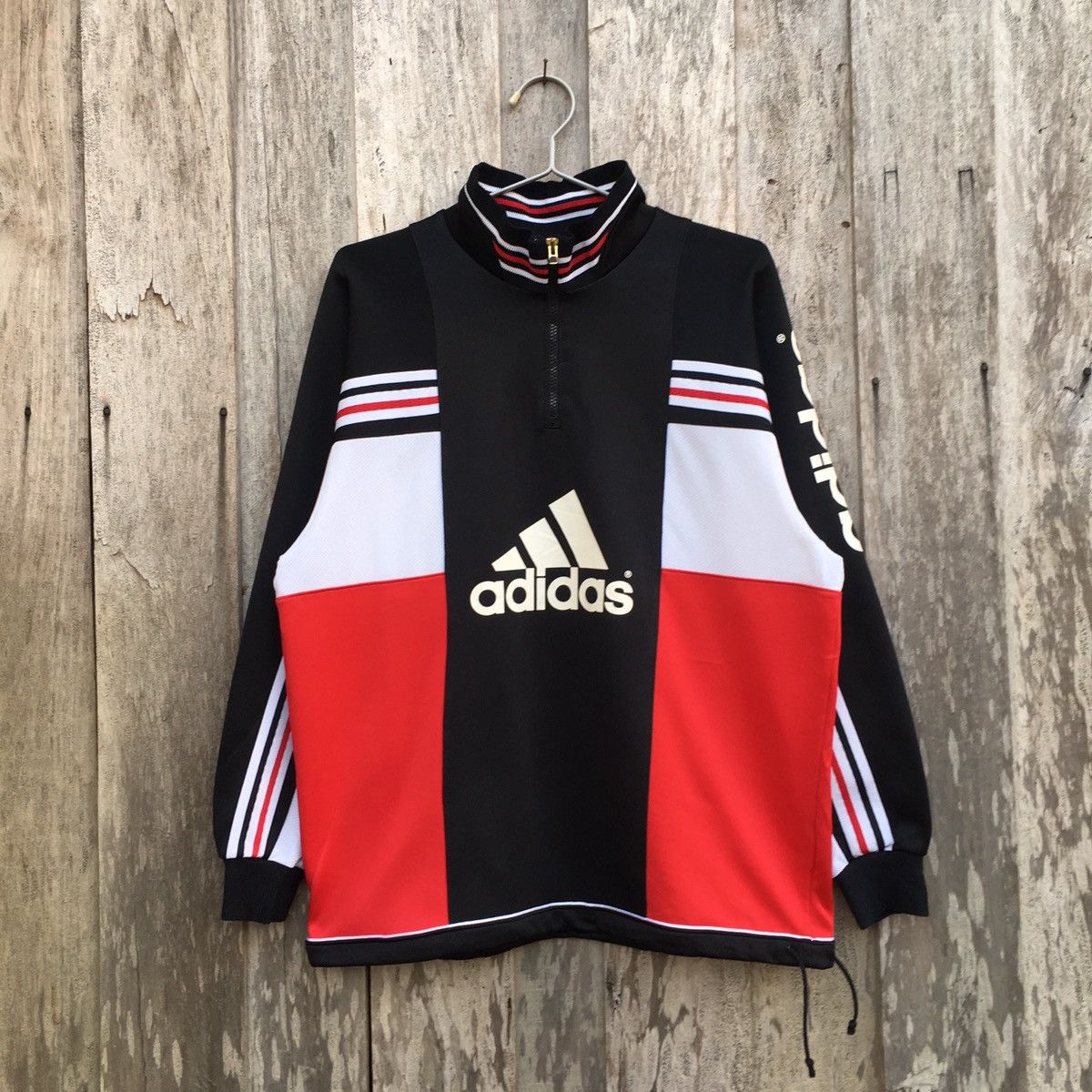 Adidas × Sports Specialties Adidas Multicolor Half Zip Sweatshirt Big Logo Size US L / EU 52-54 / 3 - 1 Thumbnail