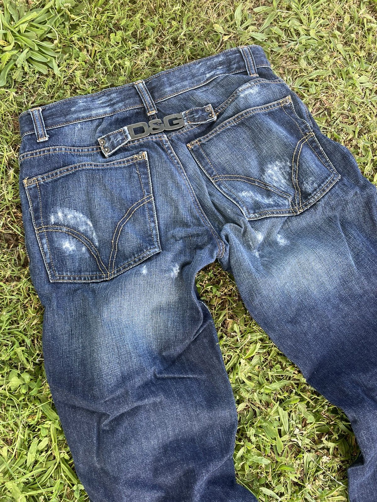 Dolce&Gabbana distressed Logo Jeans