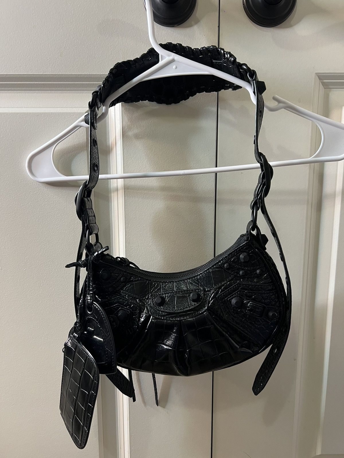 Balenciaga Balenciaga Le Cagole XS Shoulder Bag Crocodile