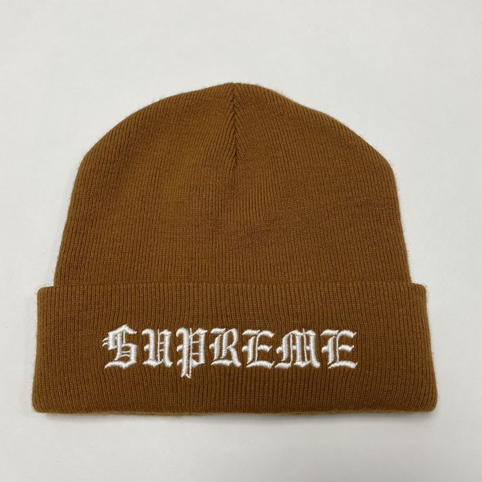 Supreme Supreme Starter Old English Beanie | Grailed