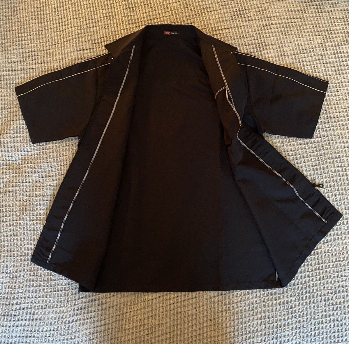 Diesel Rare vintage Diesel zip up polo attendant workshirt shirt 90 Size US M / EU 48-50 / 2 - 5 Thumbnail