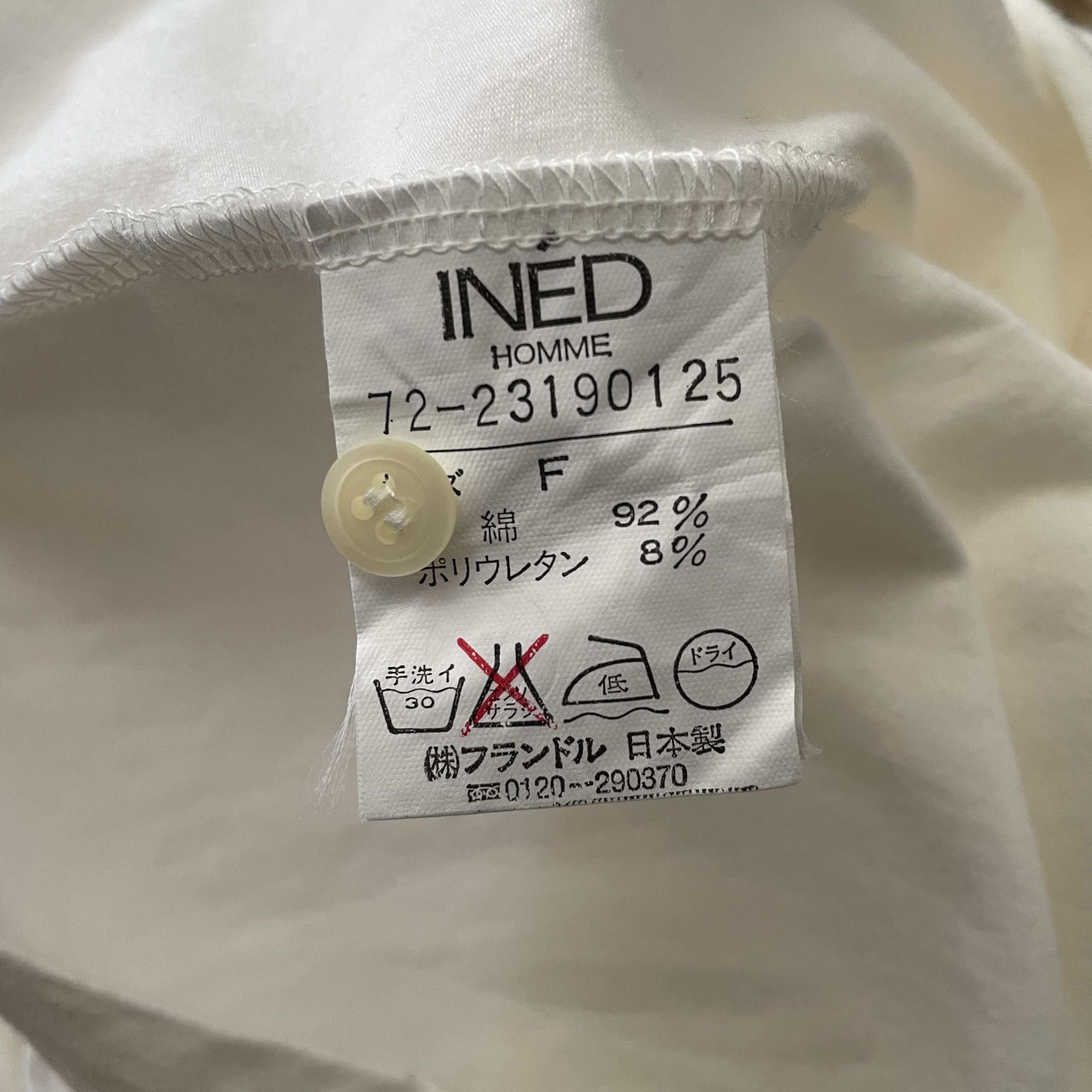 Japanese Brand Ined Homme by Yohji Yamamoto Button Ups Shirts Size US M / EU 48-50 / 2 - 4 Thumbnail