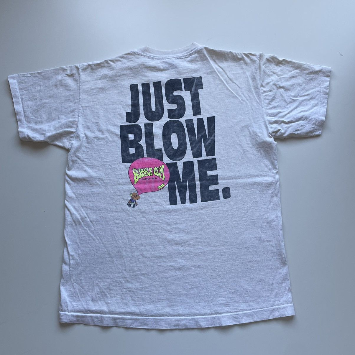 Vintage Vintage 90s Just Blow Me Bubble Gum Surf wax t shirt | Grailed