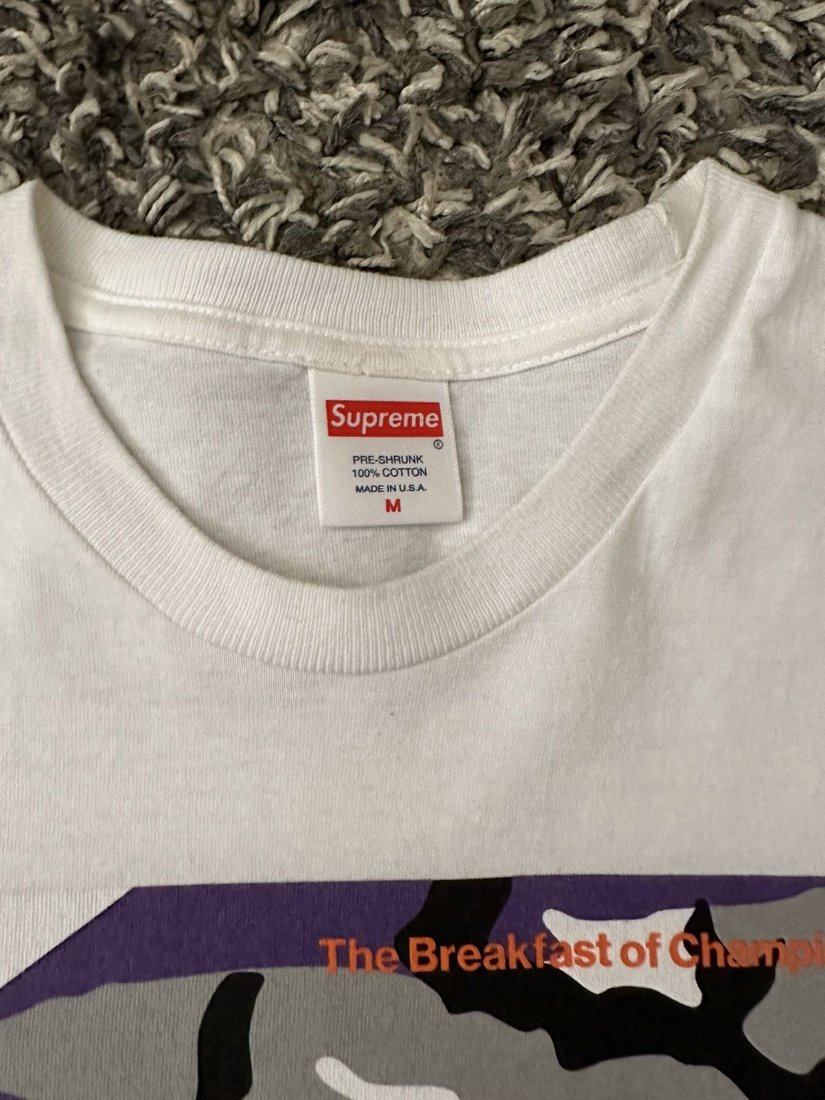 【希少/送料・関税込み/SS21/コラボ】Wheaties Tee L supreme Wheaties tee （希少/送料・関税込み/SS21/コラボ