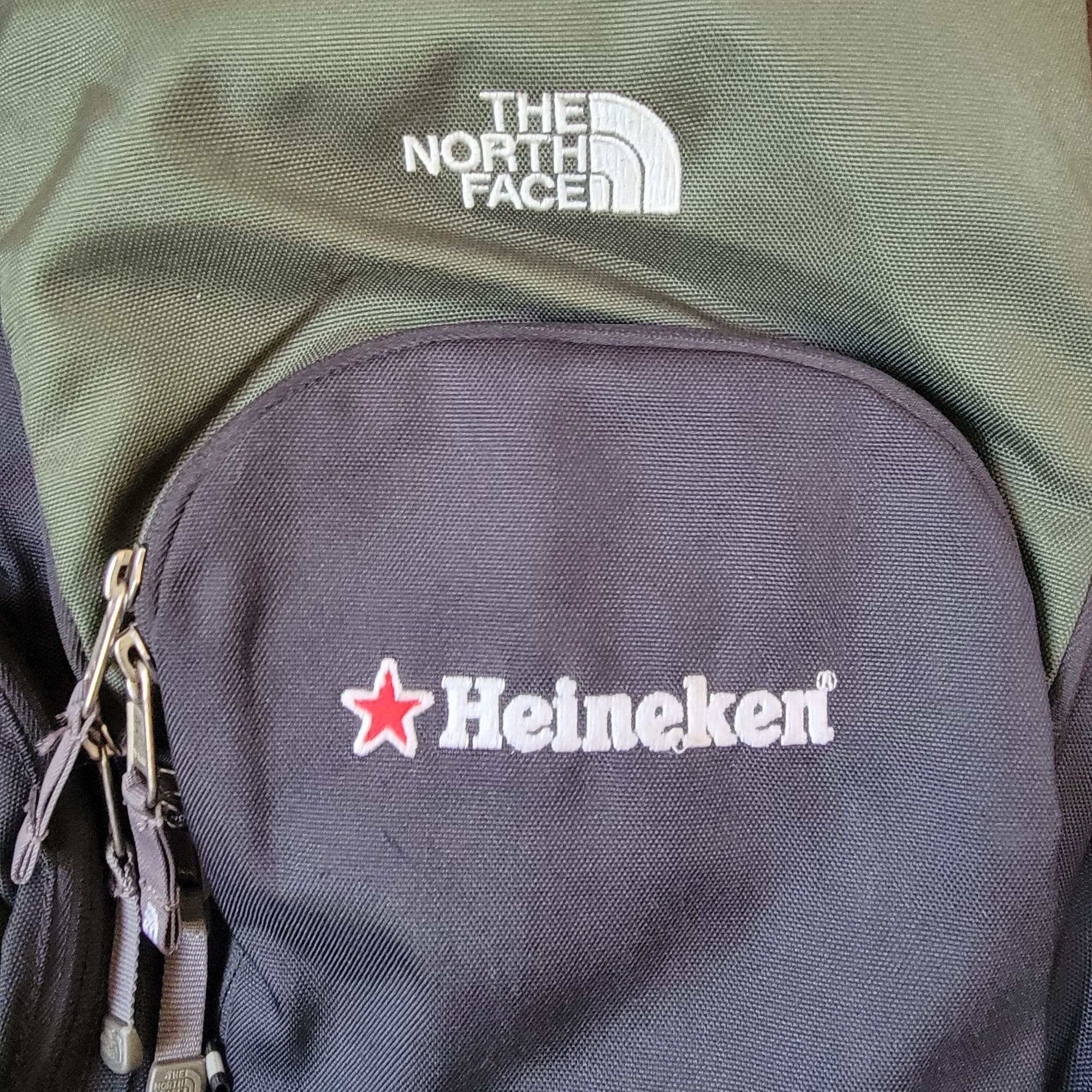 The North Face The North Face Heineken Green Black Backpack School Collage Size ONE SIZE - 4 Thumbnail