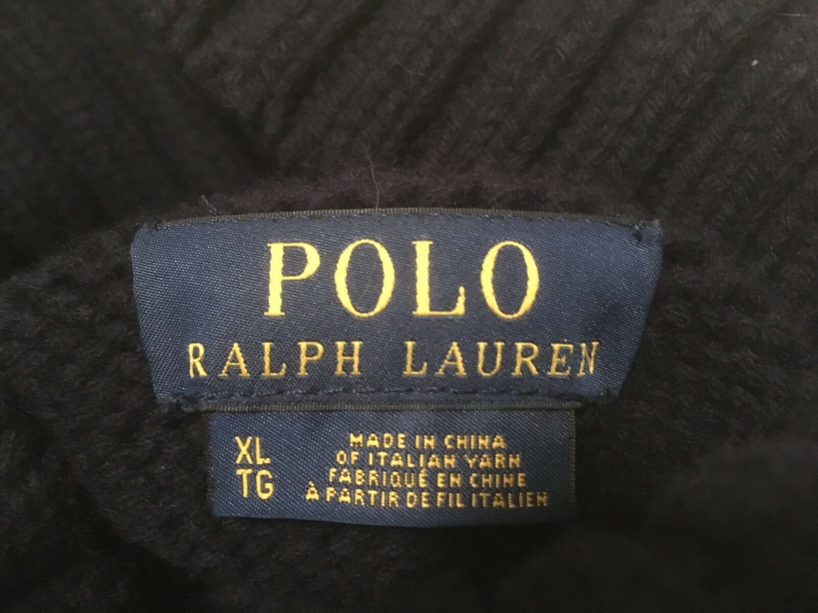 Polo Ralph Lauren Polo Ralph Lauren Blue Retro Crest Turtleneck Size XXL Size US XXL / EU 58 / 5 - 6 Thumbnail