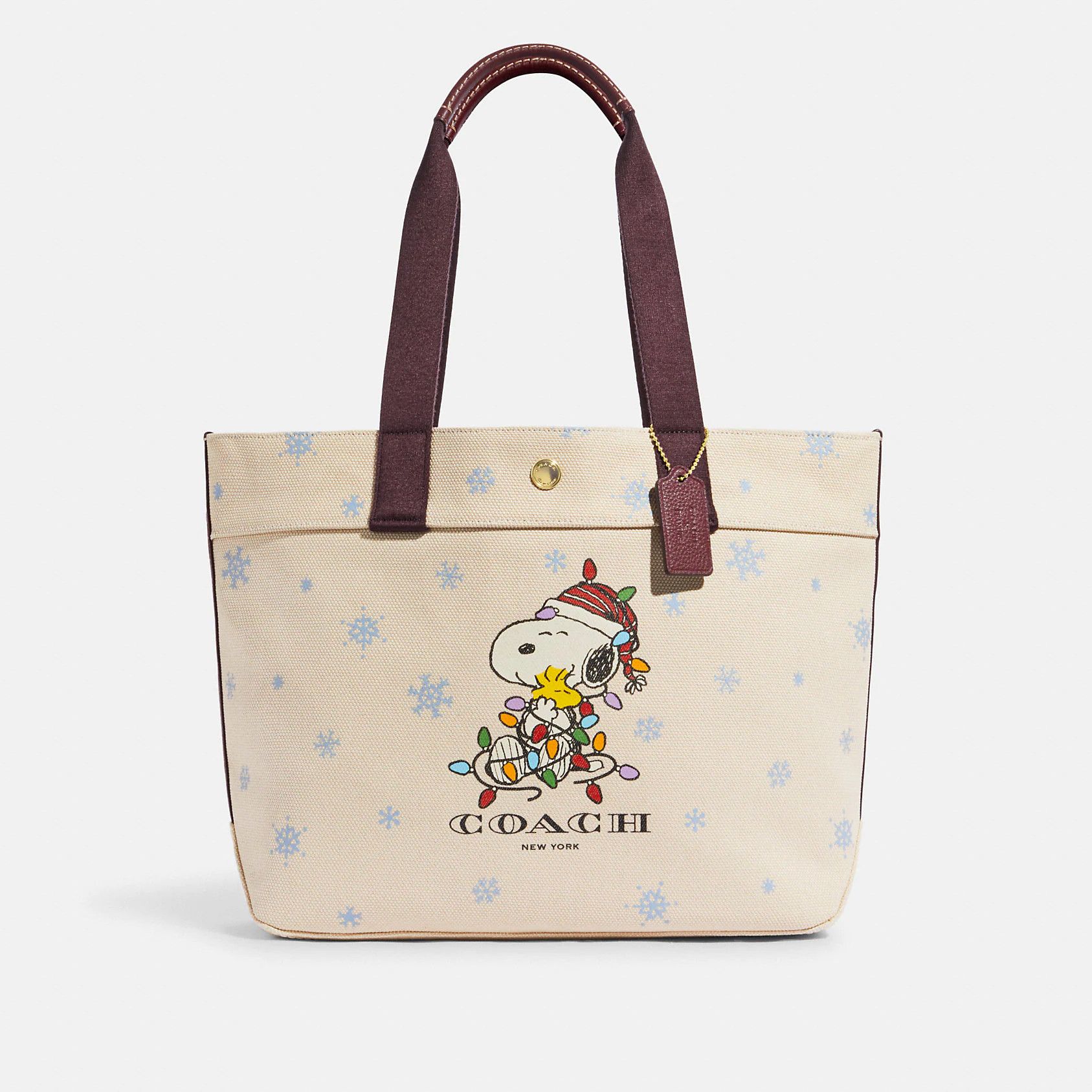 Coach × Peanuts Coach X Peanuts Dempsey Carryall With Snoopy