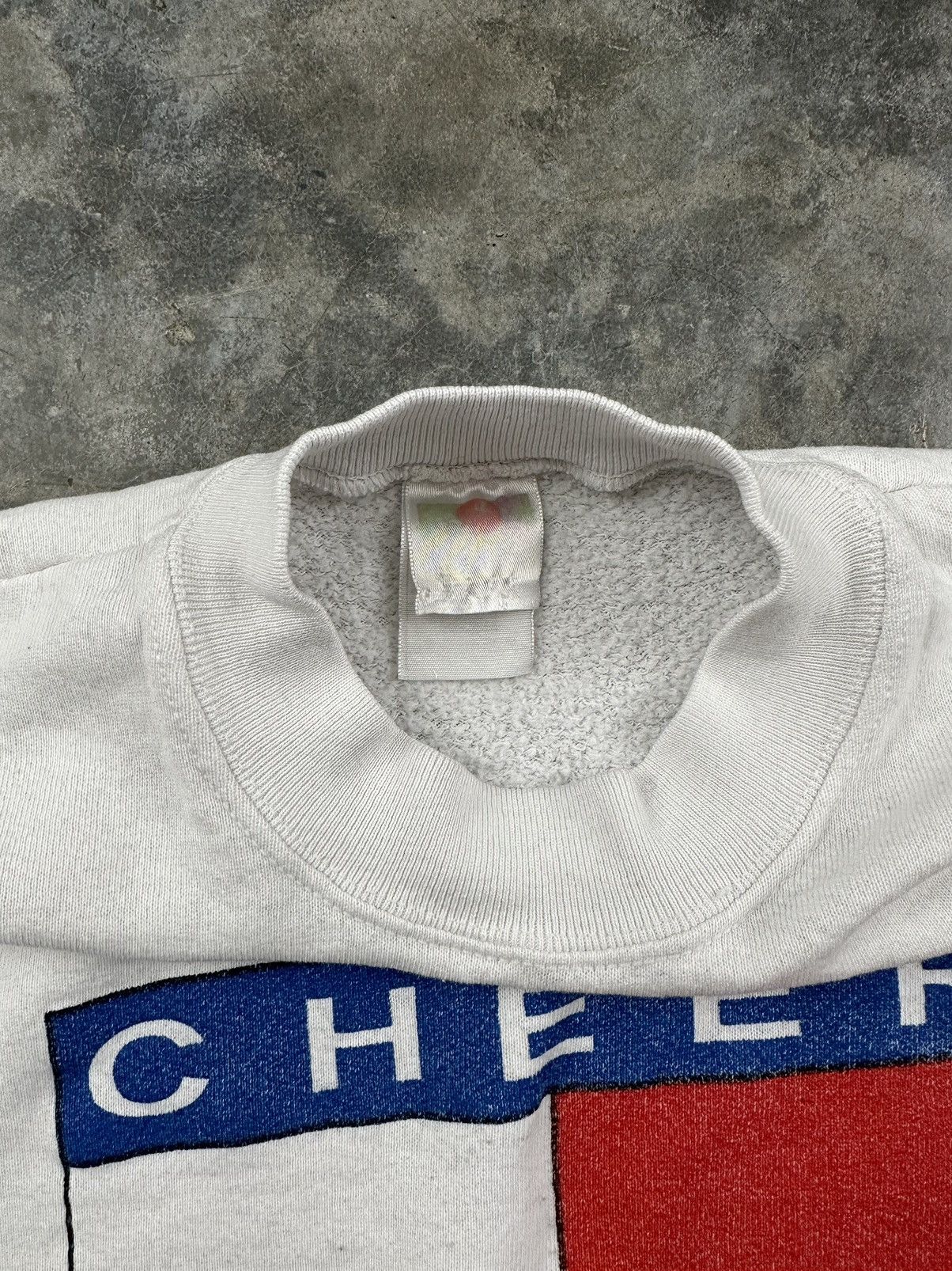 Fruit Of The Loom × Vintage Vintage " Cheer Leader " Boxy Logo Sweatshirt Sz. Large Size US L / EU 52-54 / 3 - 4 Thumbnail
