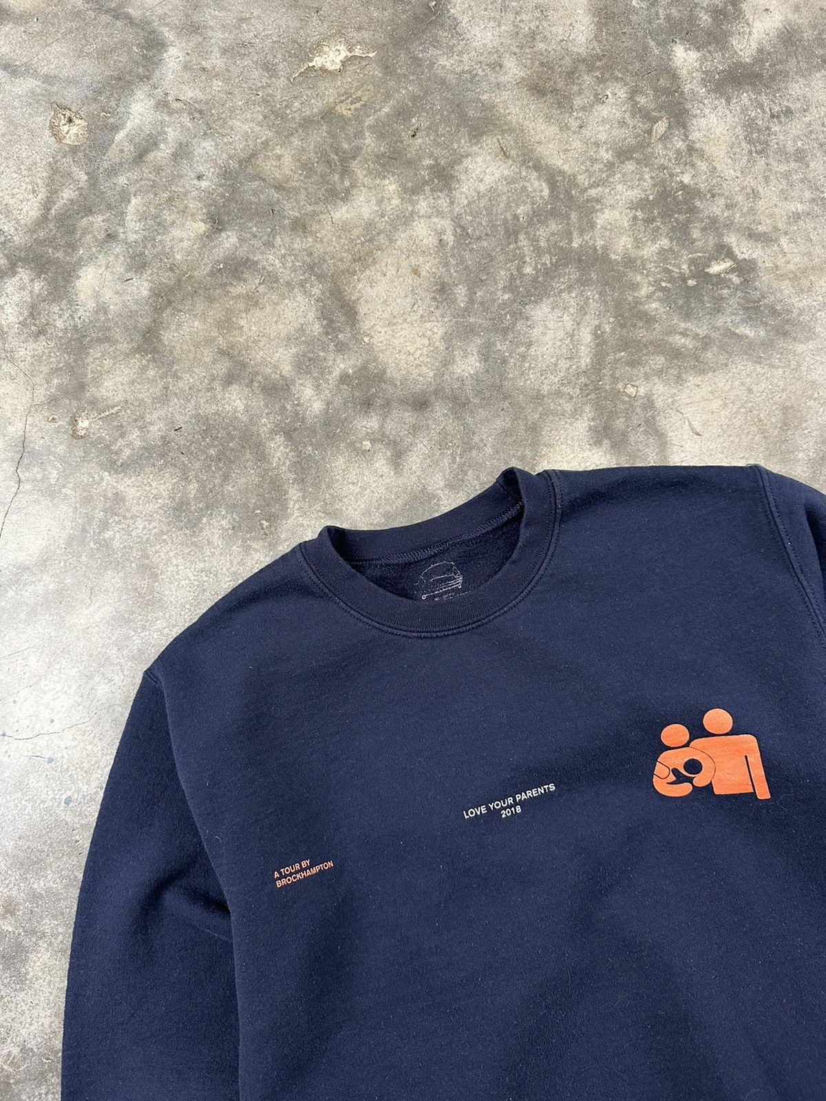 Brockhampton Brockhampton Navy " Love Your Parent's " Sweatshirt Small Size US S / EU 44-46 / 1 - 2 Thumbnail