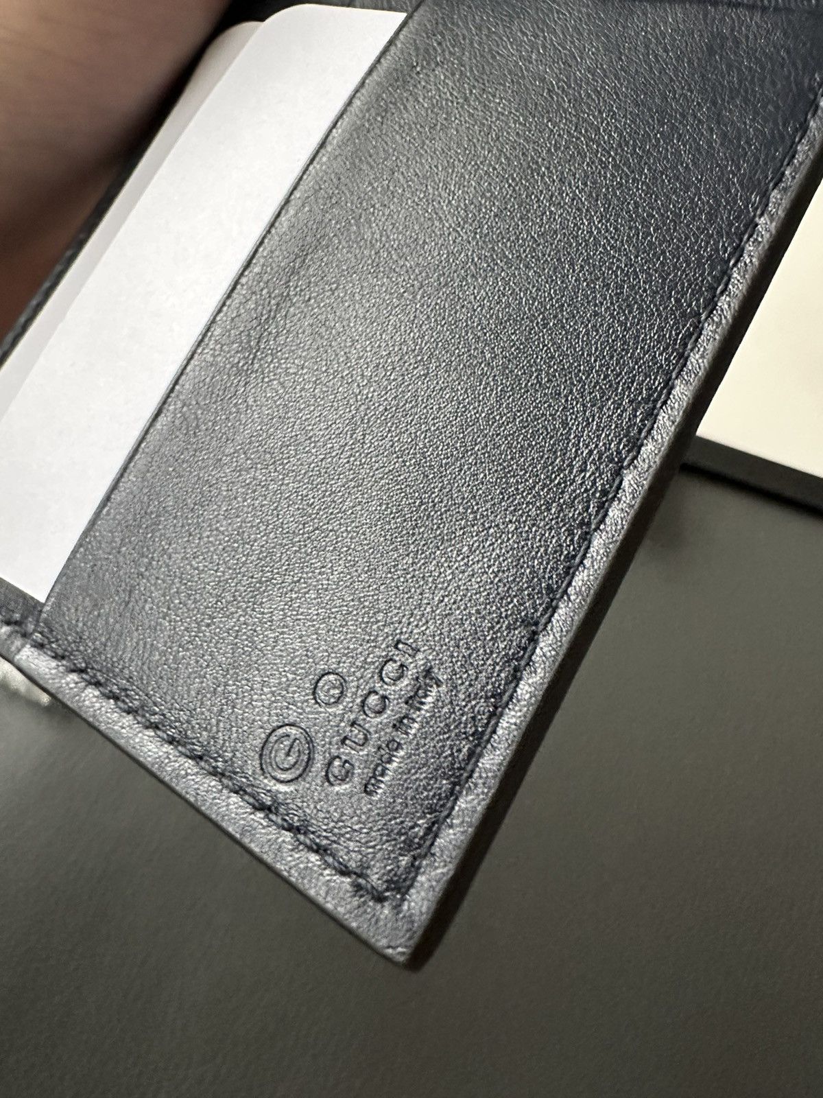 Gucci Rare Runway Brand New Iconic Gucci GG Logo Leather Wallet Size ONE SIZE - 10 Thumbnail