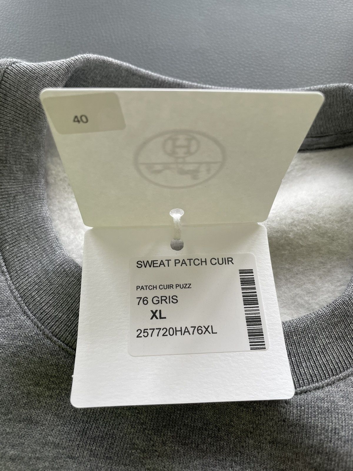 Hermes Super Runway Hermes Leather Crewneck Shirt Brand New Size US L / EU 52-54 / 3 - 9 Thumbnail