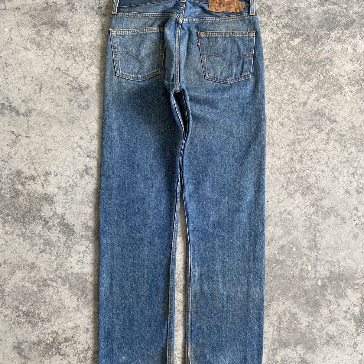 Levi's Size 30x30.5 Vintage 90's Levi's 501 Stone Washed Jeans Size US 30 / EU 46 - 14 Thumbnail