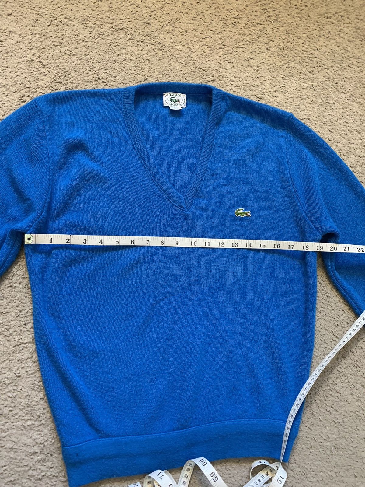 Lacoste × Vintage VINTAGE LACOSTE IZOD V-NECK SWEATER Size US M / EU 48-50 / 2 - 12 Thumbnail
