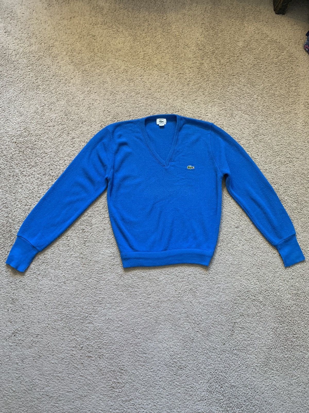 Lacoste × Vintage VINTAGE LACOSTE IZOD V-NECK SWEATER Size US M / EU 48-50 / 2 - 8 Thumbnail