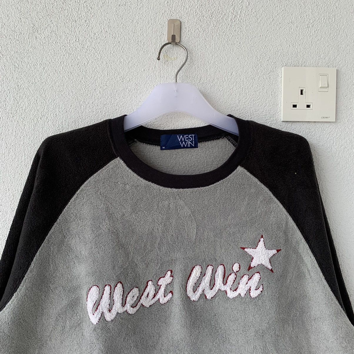 Japanese Brand WEST WIN sweatshirt spell out big logo.. fleece sweatshirt Size US M / EU 48-50 / 2 - 3 Thumbnail