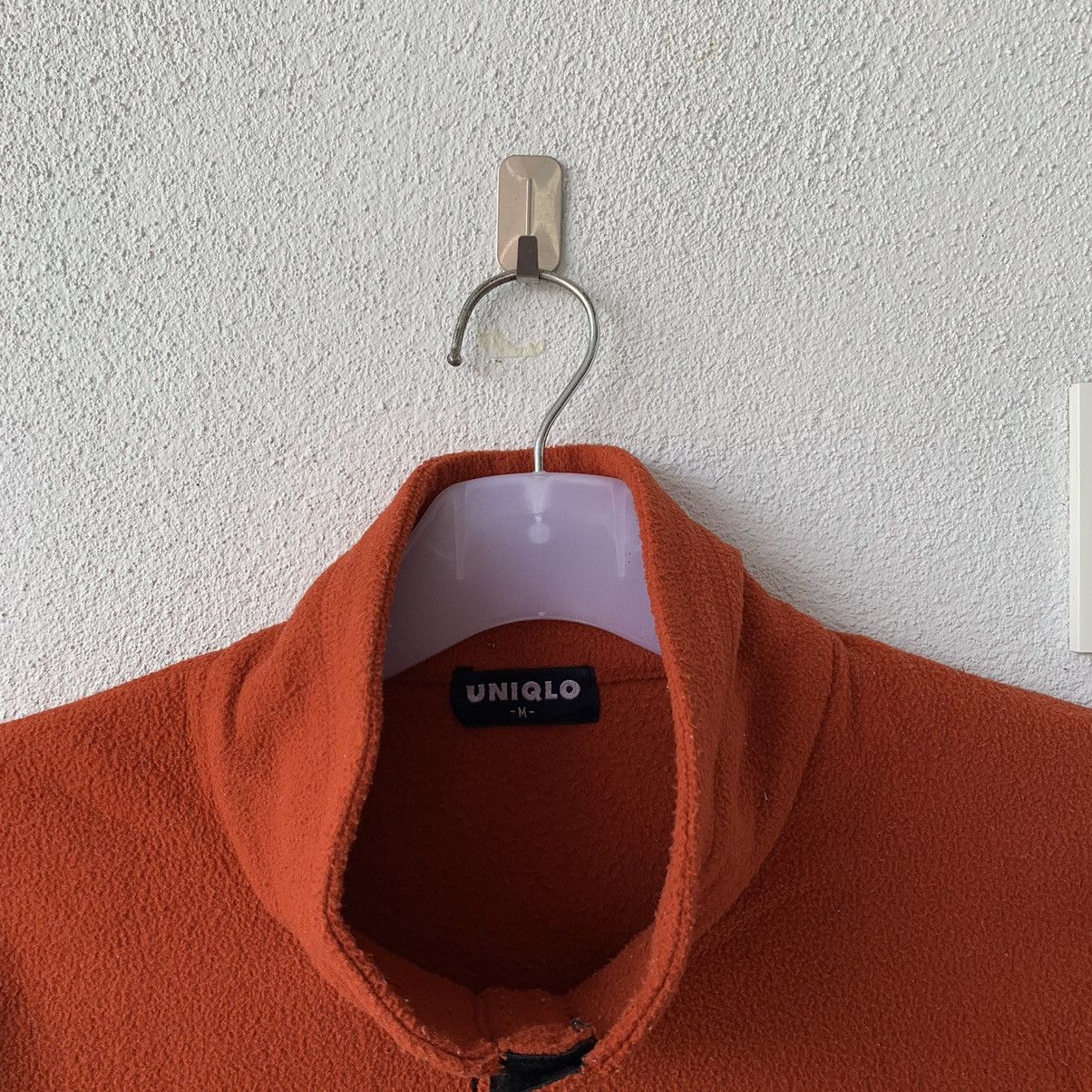 Japanese Brand × Uniqlo vintage UNIQLO fleece long sleeve t shirt.. quarter button.. Size US M / EU 48-50 / 2 - 5 Thumbnail